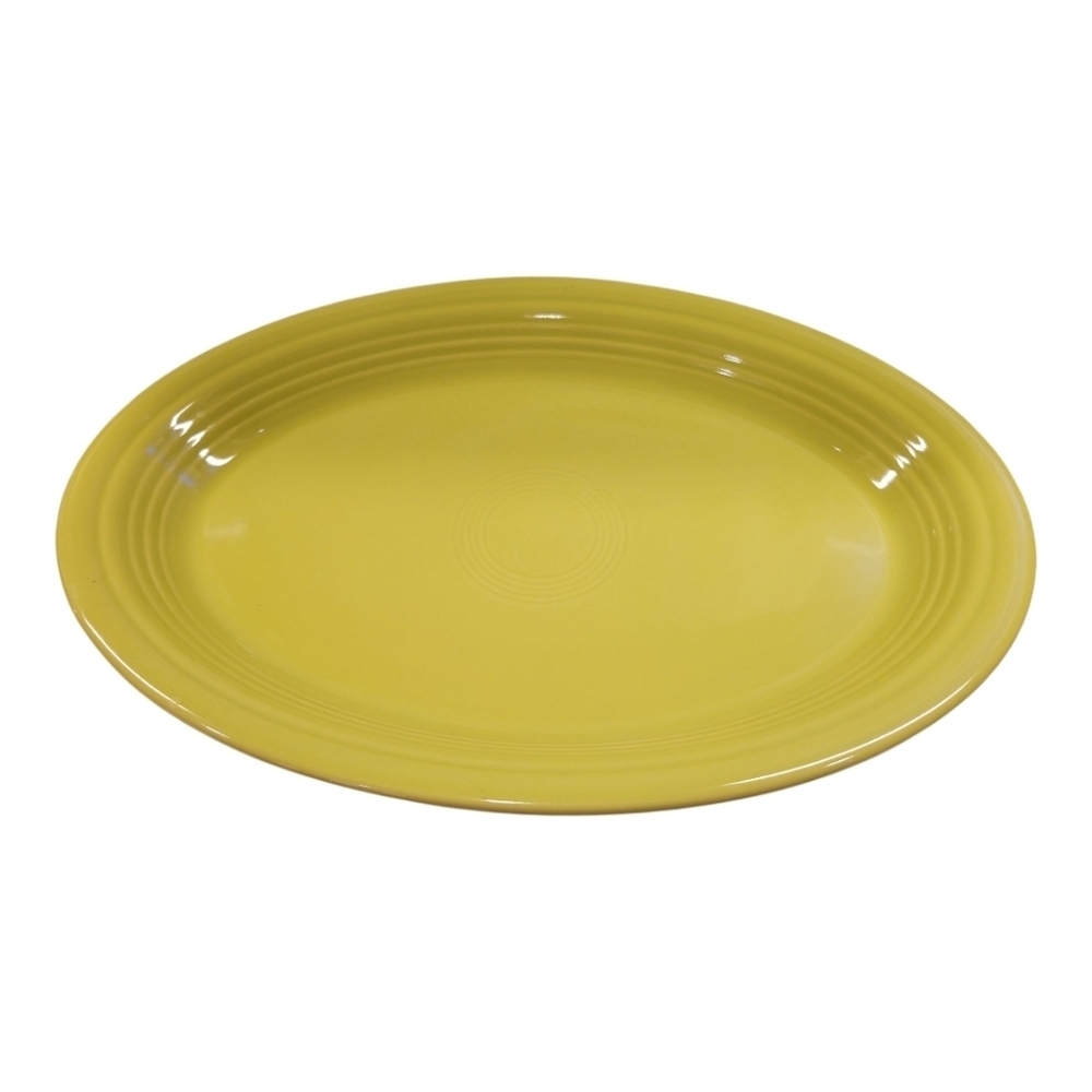 Fiesta 13 5/8 Inch Large Oval Serving Platter LEMONGRASS